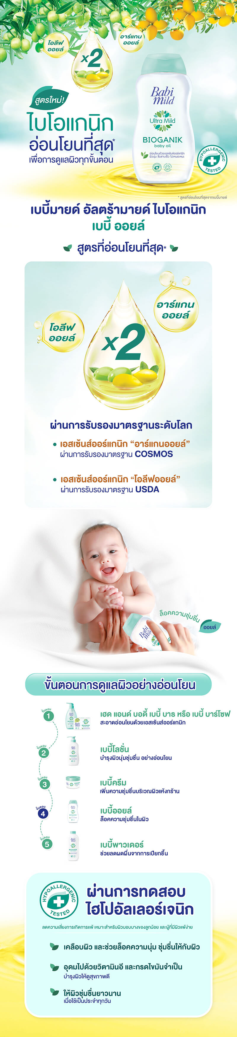 ออยล์ อัลตร้ามายด์ ไบโอแกนิก 100 มล