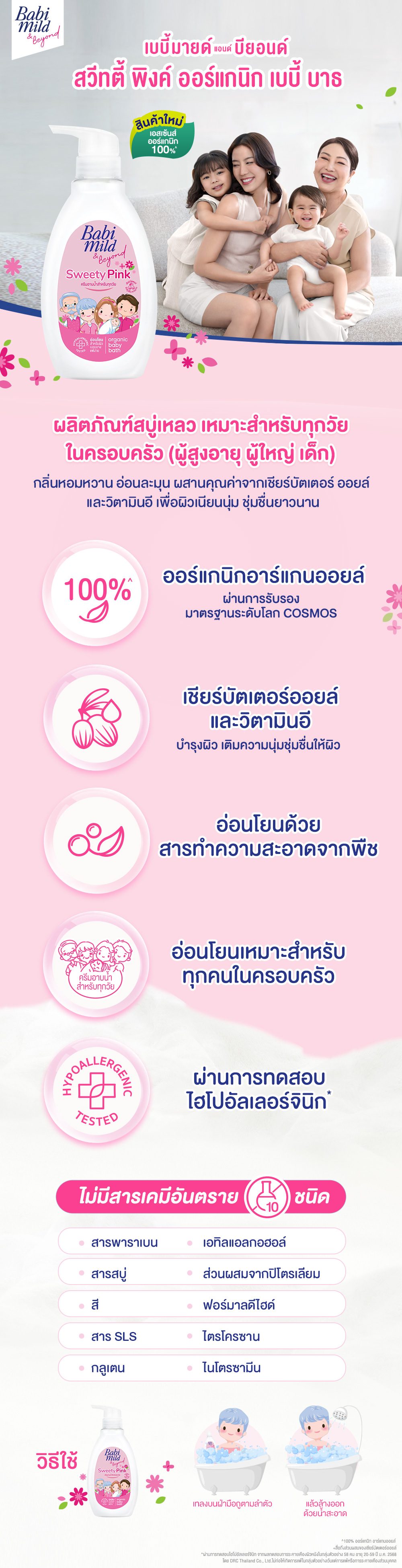 bbm ครีมอาบน้ำทุกวัย sweety v4
