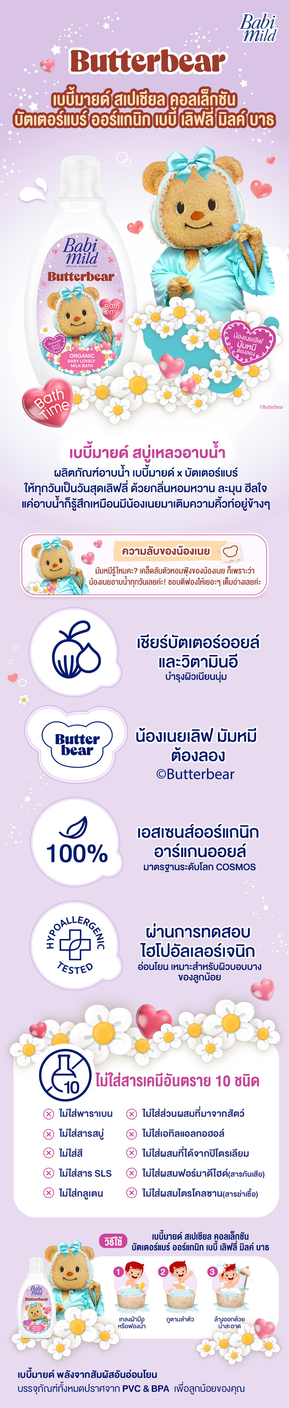 Bath หมีเนย BathTime